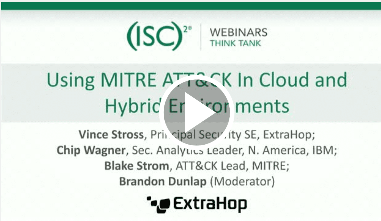 MITRE ATT&CK Webinar Screenshot