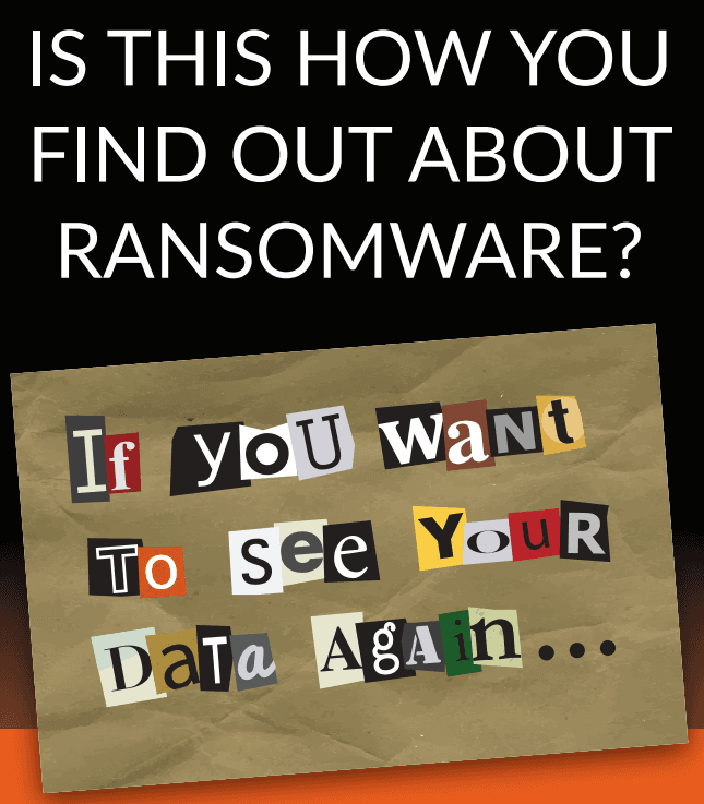 ransomware prevention - ransomware note graphic