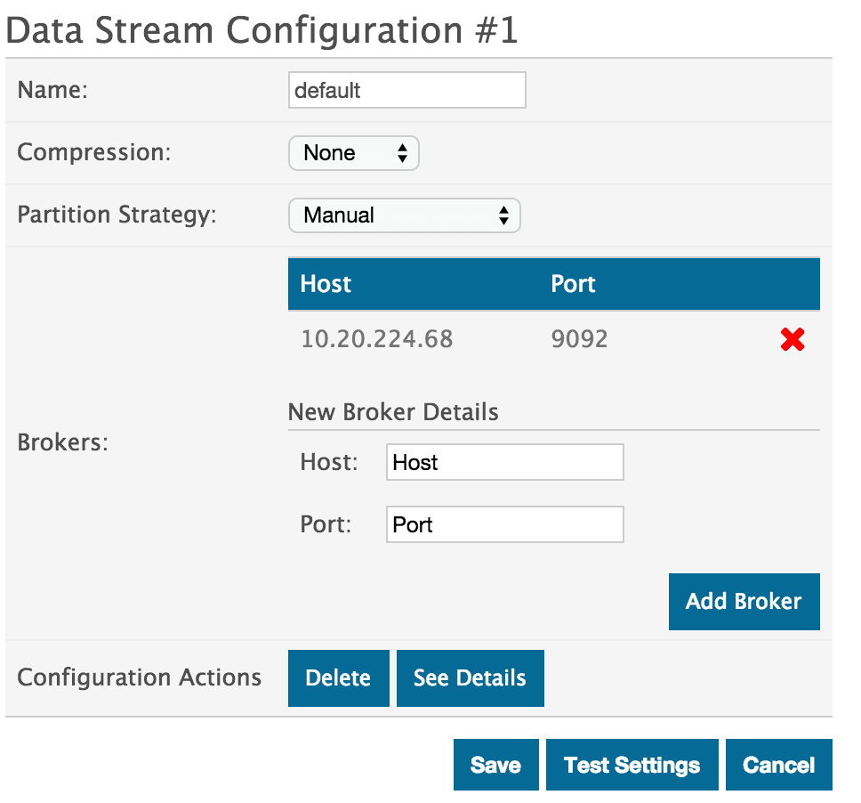 ExtraHop and Kafka integration configuration