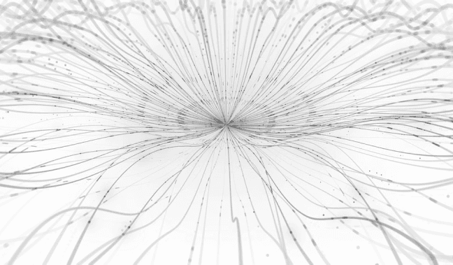 Image of a network of connections and neurons (conceptual)