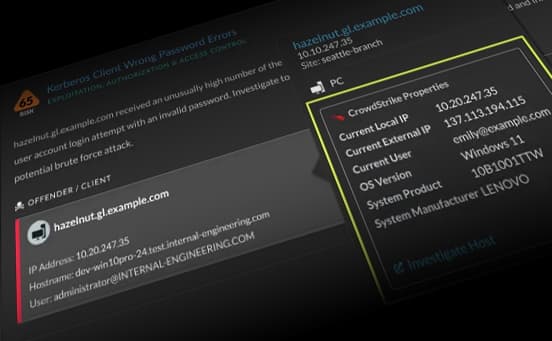 Image of example workflows in the UI interface
