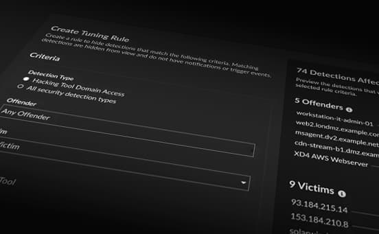 Image of management RevealX console